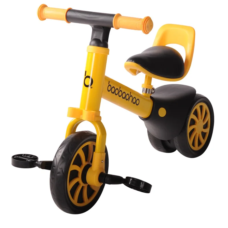 Baby Good 220 Children's Two-wheel Two-in-one Pedal Riding and Sliding 1-2-3 Years Old Balance Car