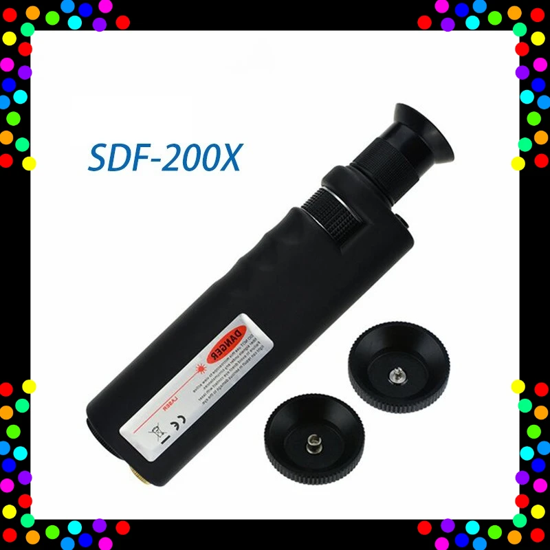 

Optical Fiber Microscope Magnifying Glass 200X/400X Optical Fiber Instrumentation Communication Detection