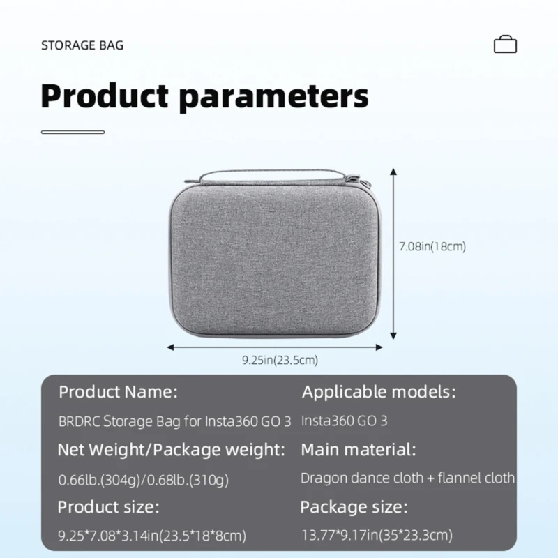 Outdoor Storage Bag for GO 3 Stabilizer Portable Handbag Gimbal Protections Carrying Case Travel Accessories Dropship