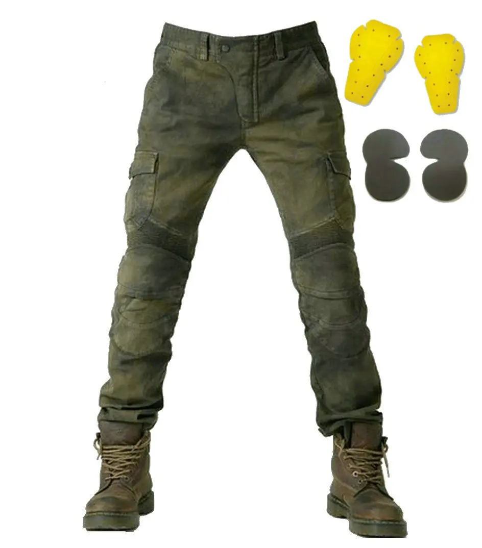 

NEW Motorcycle Jeans Fashion Men Motocross Riding Pants Can be Equipped With Protective Gear Jeans Five-Color Jeans