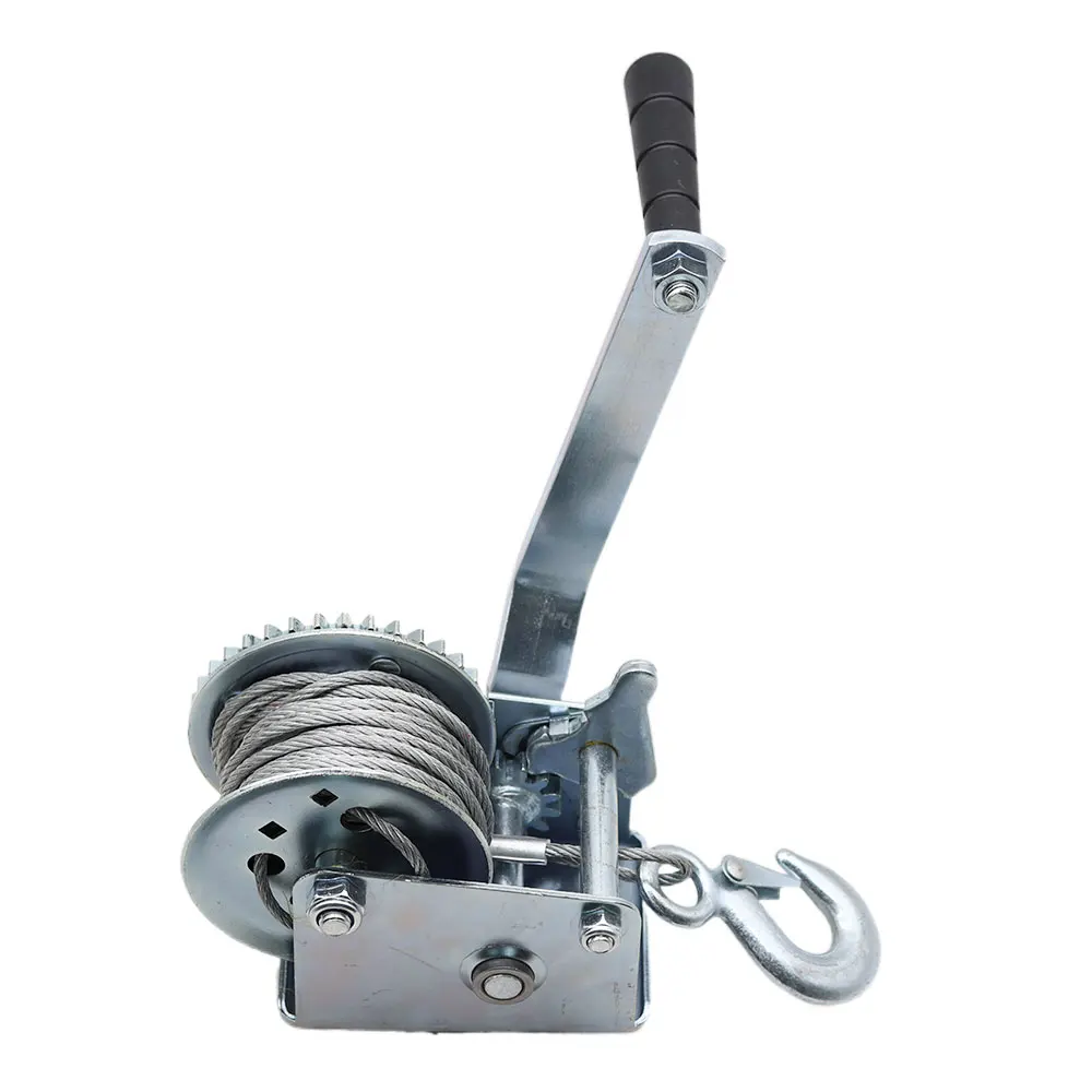 Hand Winch 600-3000 Pounds Manual Winch Wire Rope Traction Hoisting Winch Complete Specifications