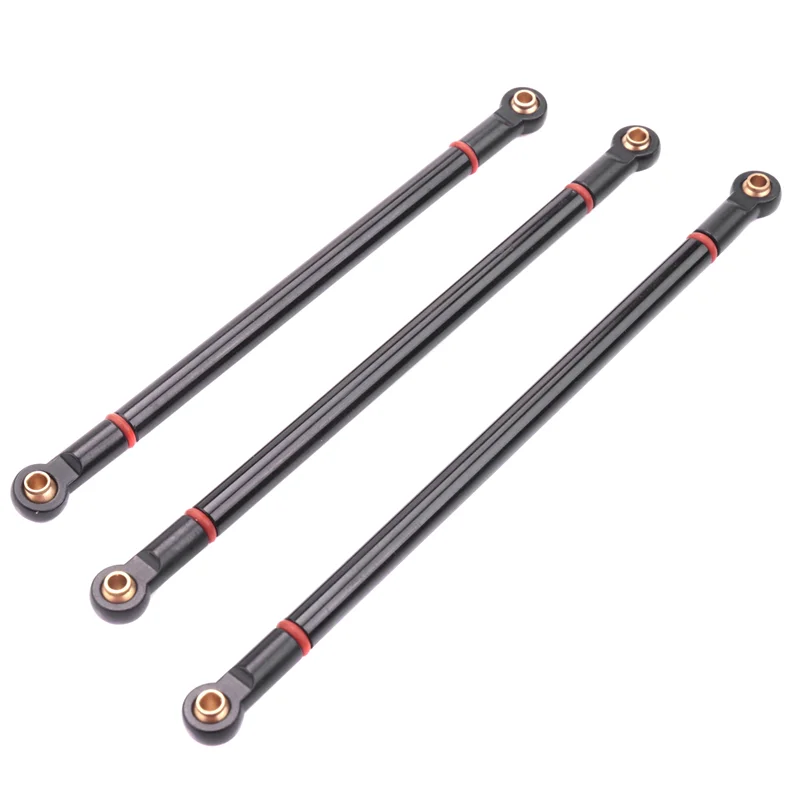8Pcs/Lot Metal Link Rod 313MM Wheelbase Suit for Axial SCX10 1/10 RC Crawler Car Parts