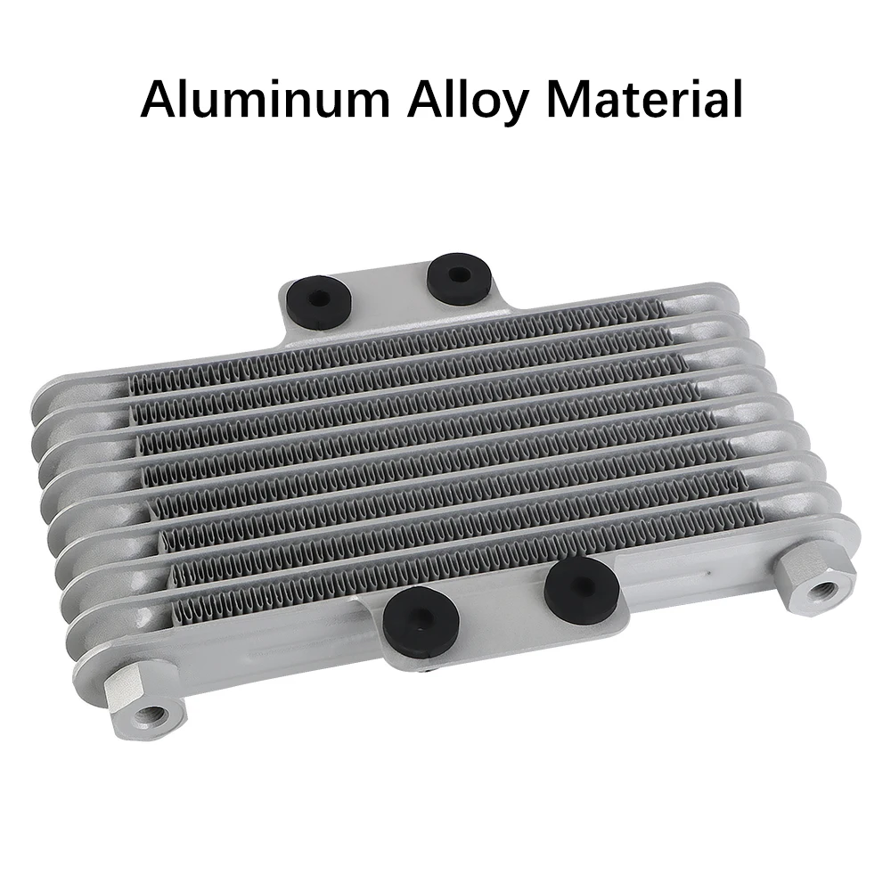 Transmission Radiator Motorcycle Radiator Condenser 8 Row Moto ATV Modification Aluminum Alloy Cooling System Engine Oil Cooler