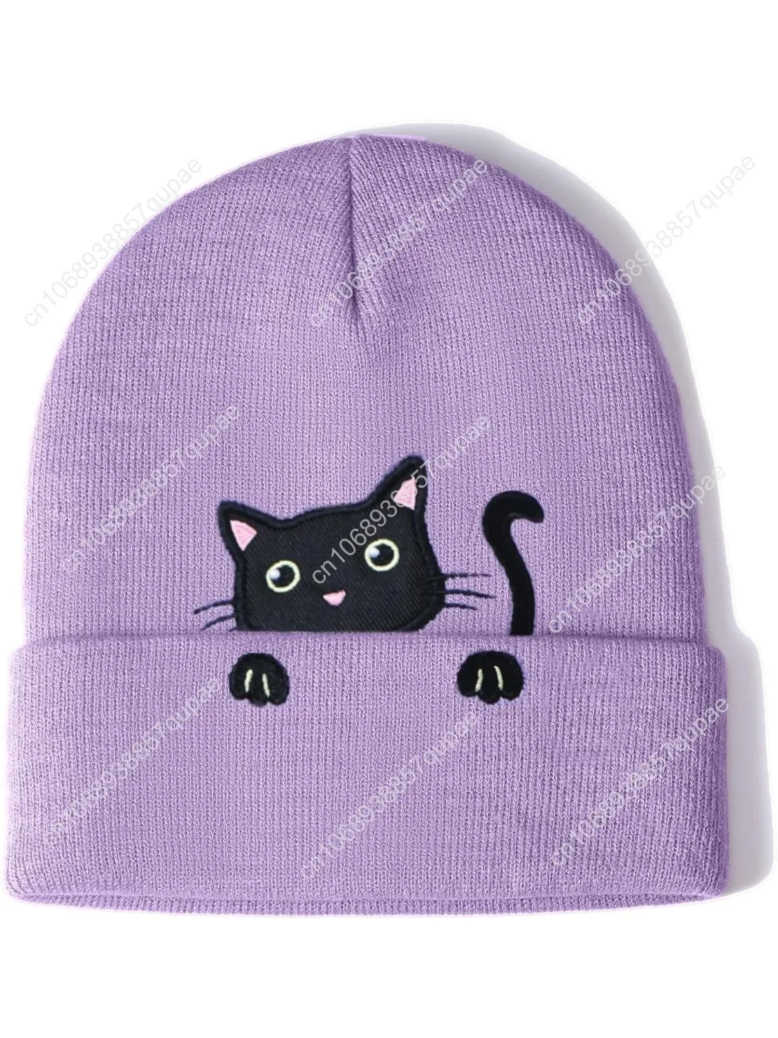 

Women’s Cat Beanie Cute Cat Lover Gifts Animal Knitted Hats Christmas Stocking Stuffers for Women Girls