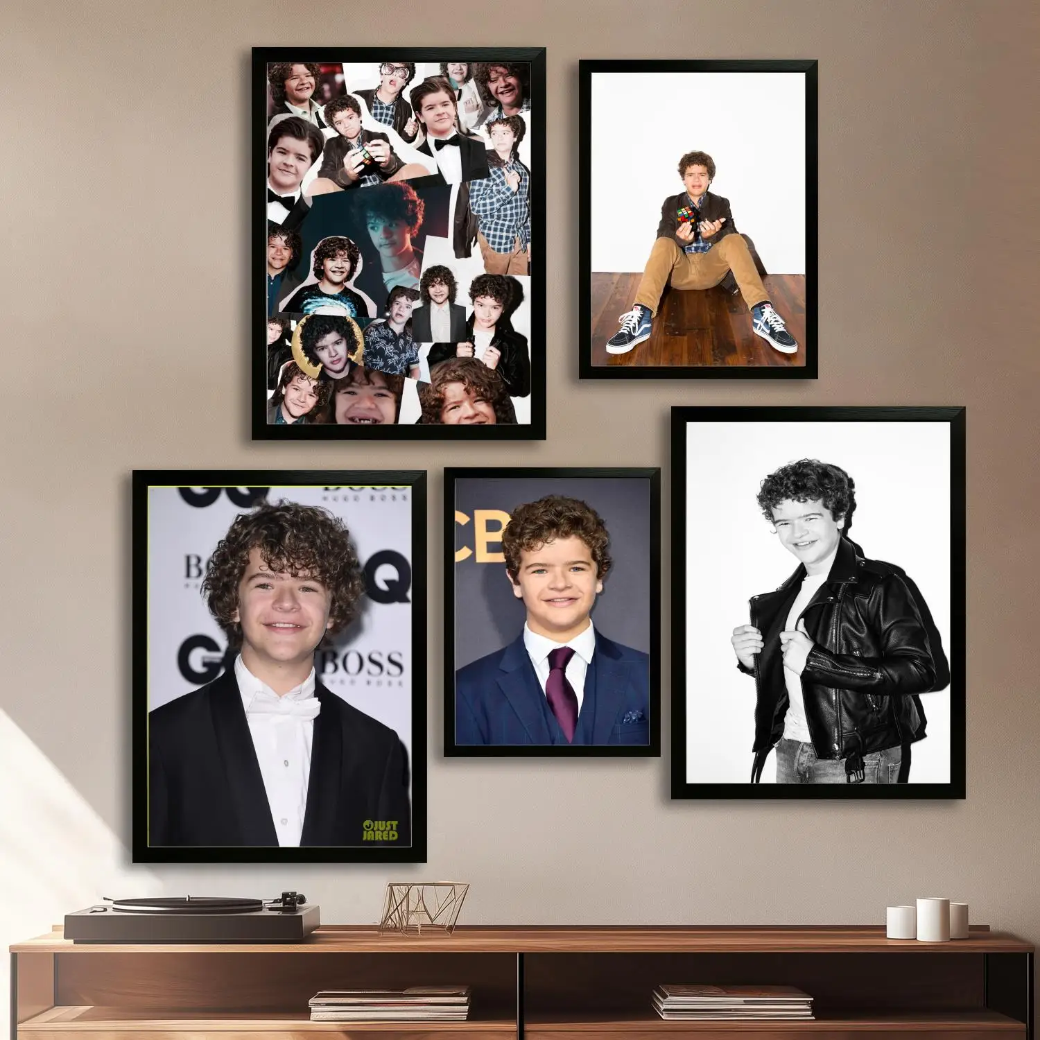 ملصق فني قماشي من Gaten matarazzo، طباعة صورة فنية جدارية، ملصقات ديكور غرفة نوم عائلية حديثة، لوحة زخرفية #1