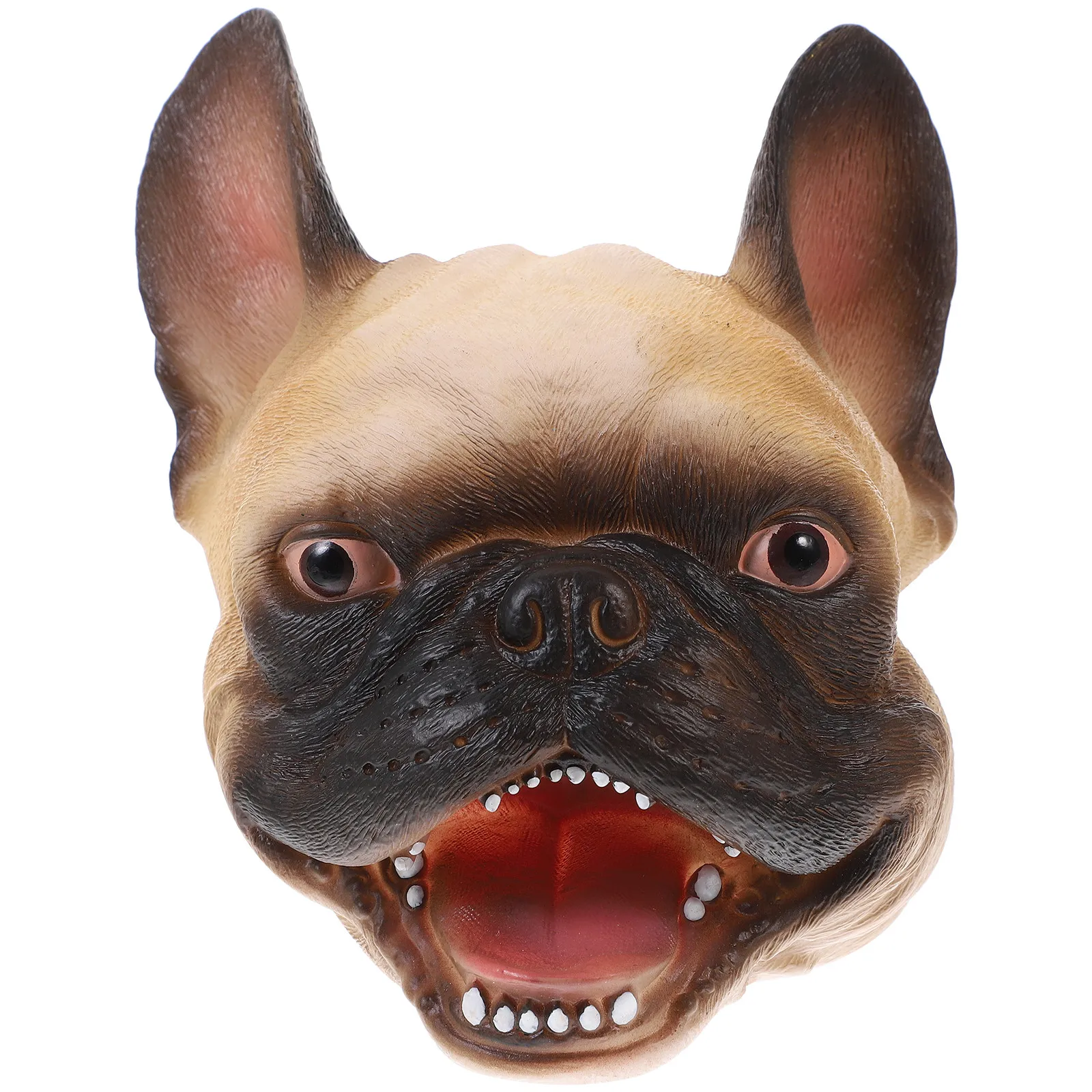 

Lovely Bulldog Hand Puppet Soft Texture Comfortable Fit Kids Creative Storytelling Tool Funny Dog Head Glove Party Favor Gift