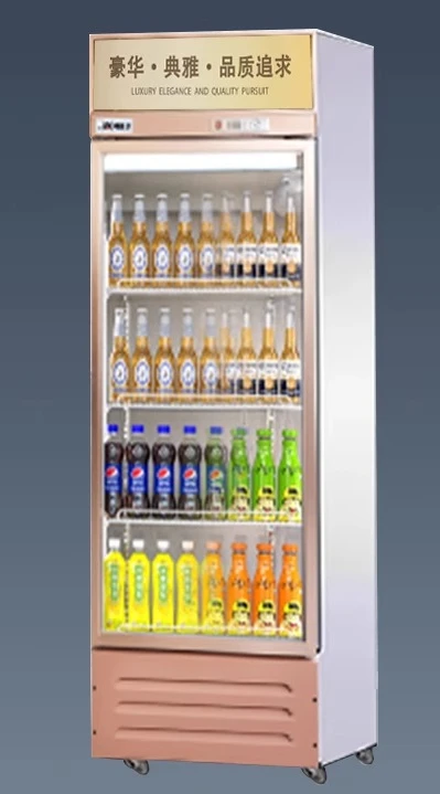 خزانة عرض مبردة، خزانة مشروبات، باب واحد مزدوج، ثلاجة تجارية، خزانة بيرة عمودية