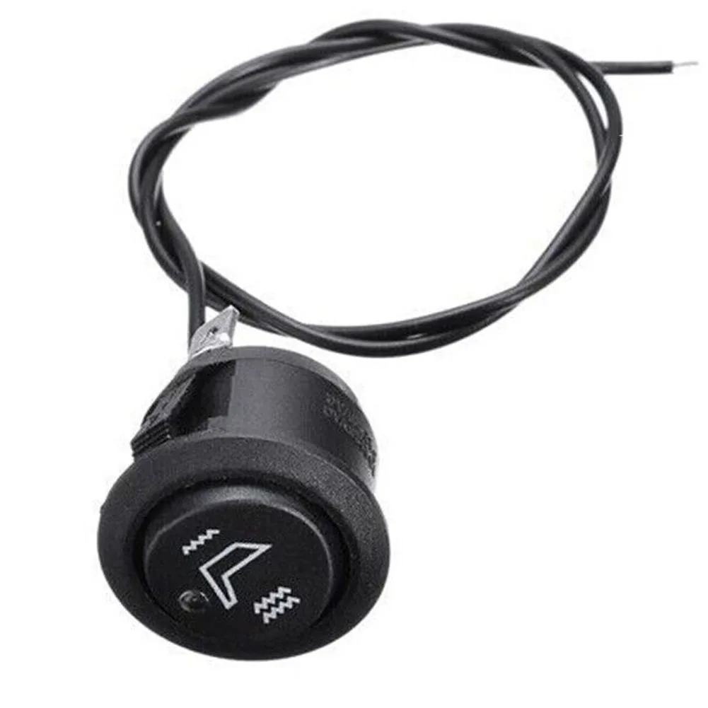 1Pc Auto Switch 3Pin Round Heated Rocker Hi/Low Control 12V Car Seat Heater Switch Replacement Car Accessories