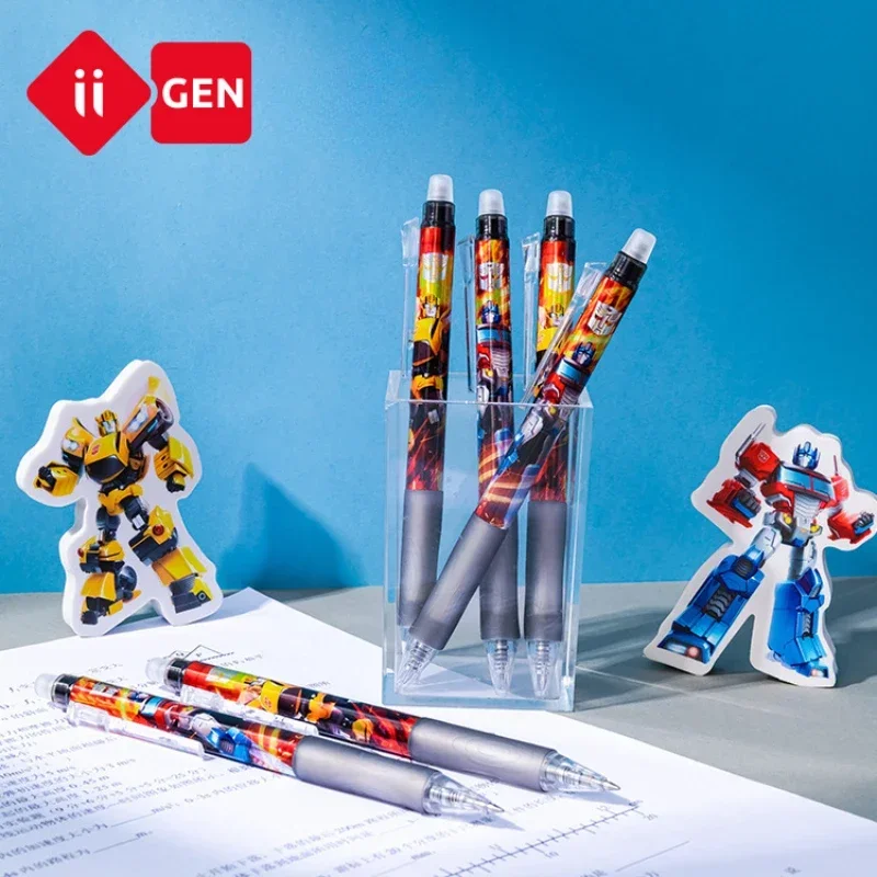 Iigen Transformers Series Gel Pens Cartoon Cool and Innovative Student Stationery Children Boys Christmas Birthday Gifts