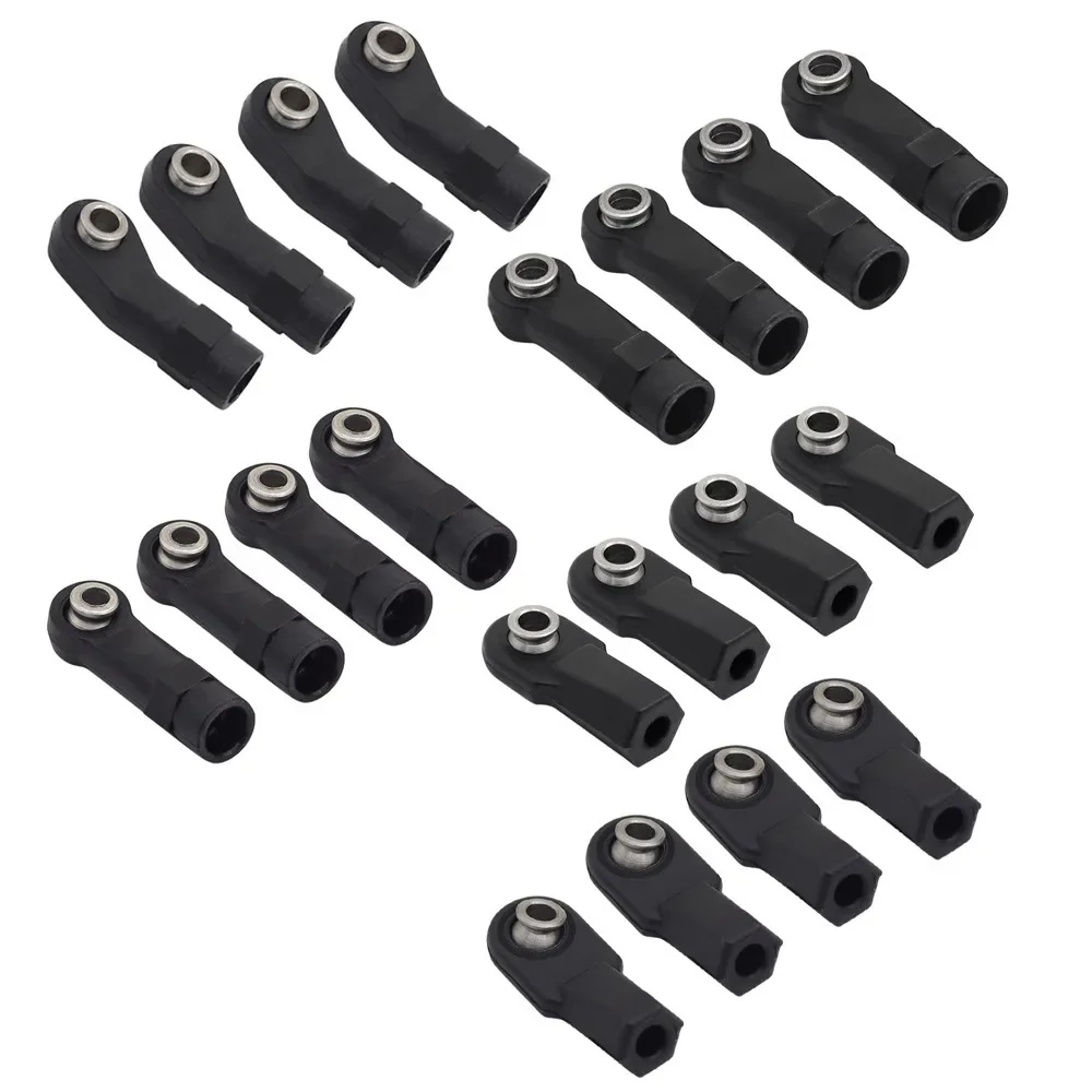 

10pcs Plastic M4 Rod End Link Linkage Balls Joint Head For 1/10 Rc Car Crawler Axial Scx10 Ii 90046/47 Trxs Trx4 Trx6