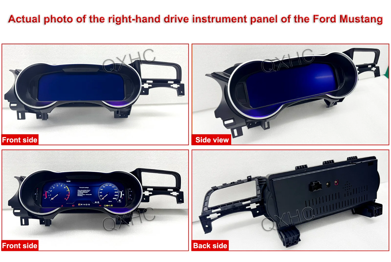 

For Ford Mustang Car play Cluster Dashboard 2015-2021 Speedometer IPS instrument panel digital instrument
