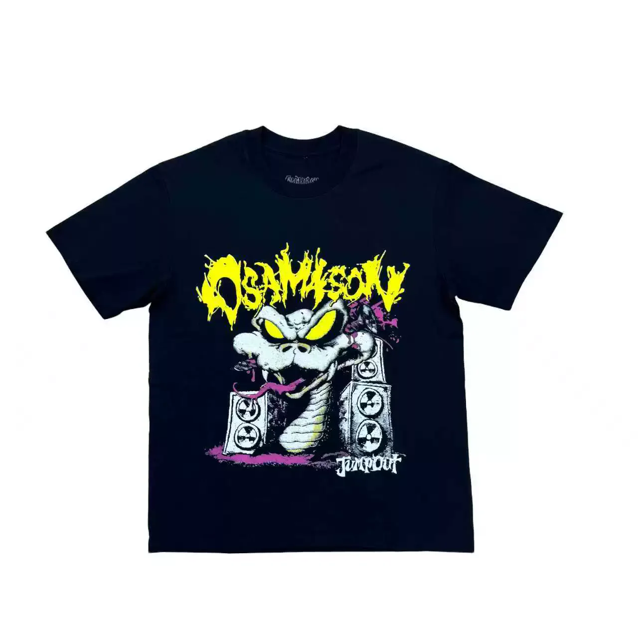 New Men OSAMASON EU JUMPOUT TOUR MERCH Snake T Shirts T-Shirt Hip Hop Skateboard Street Cotton T-Shirts Tee Top Opium E158