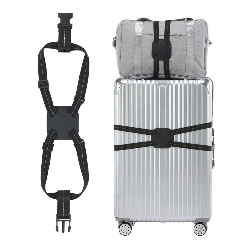 Adjustable Luggage Straps Elastic Telescopic Luggage Binding Belt Travel Bag Belt for Suitcase Suitcase Fixed Belt Travel Supply