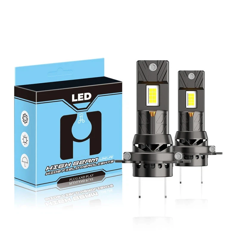 

4pcs H4 CANBUS LED Car Headlight Bulbs D9P H7 Mini Turbo Head Lamp Wireless H8 H11 9005 HB3 9006 HB4 LED Auto Lamps 6500K White