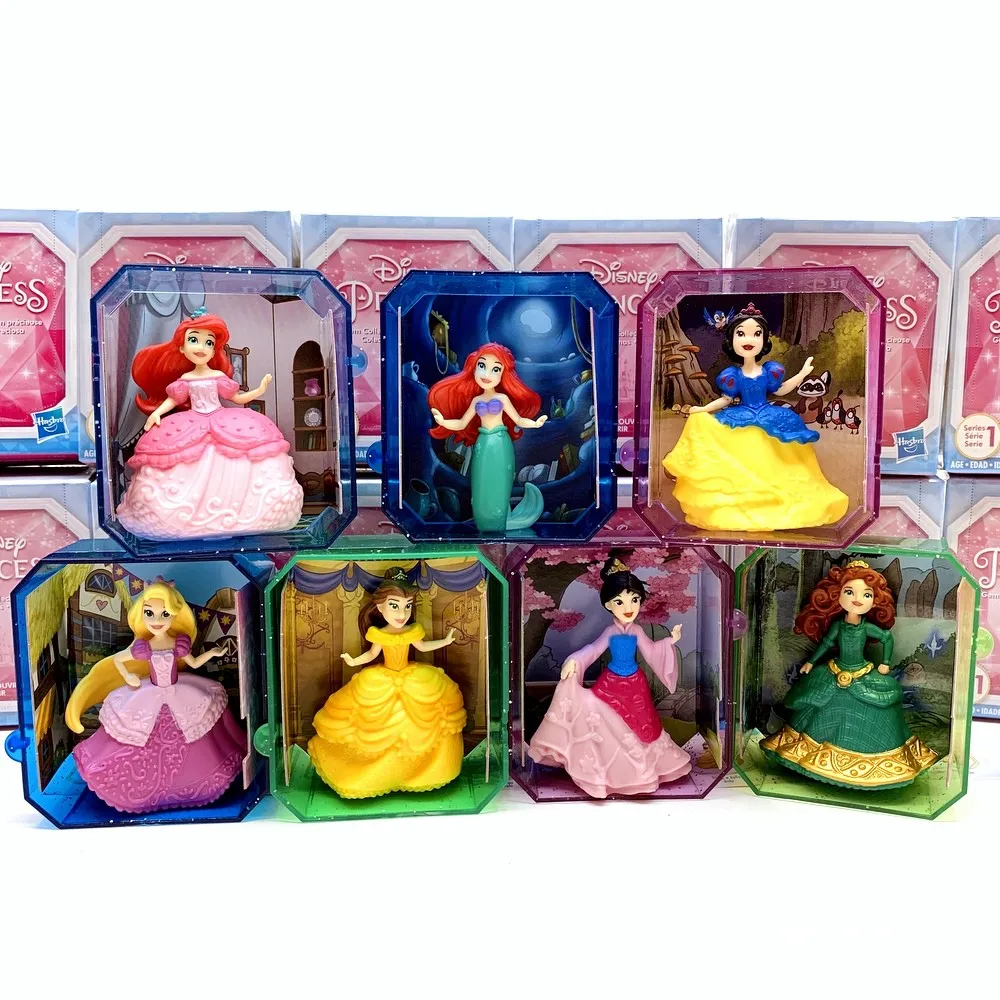 Blind Box Doll Snow White Aurora Cinderella Movie & TV  Peripherals Action Figure Cake Decoration  Model Toy Girl Gifts