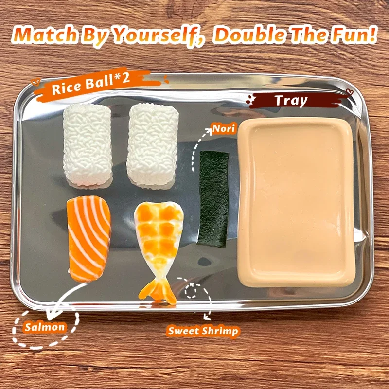 لعبة سوشي كومبو تابا اسفنجي، لعبة تململ مصنوعة يدويًا كريمي ناعمة وبطيئة الارتداد لتخفيف التوتر، هدية مكتب حفلة عيد الهالوين