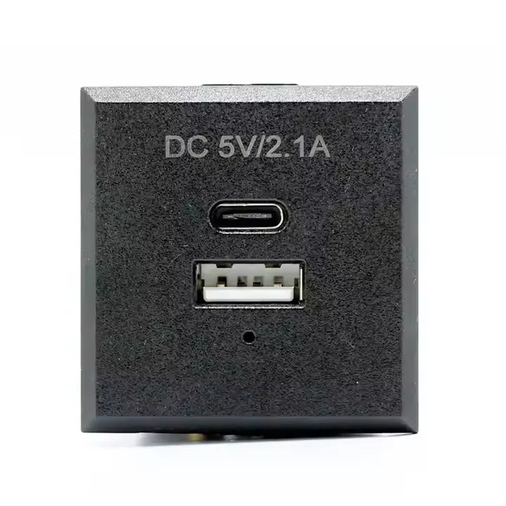 NFC搭載USB電源タップ、壁コンセントタイプC、DC 5V 2.1A QC充電、携帯電話、ノートパソコン、コンピューター、デスクトップ、産業用