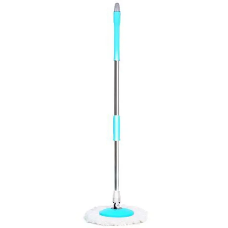 Floor Cleaner 360 Degree Rotating Mop Pole Thickened Stainless Steel Retractable Hand Press Spin Dry Magic Mop Cleaning Mop Spin