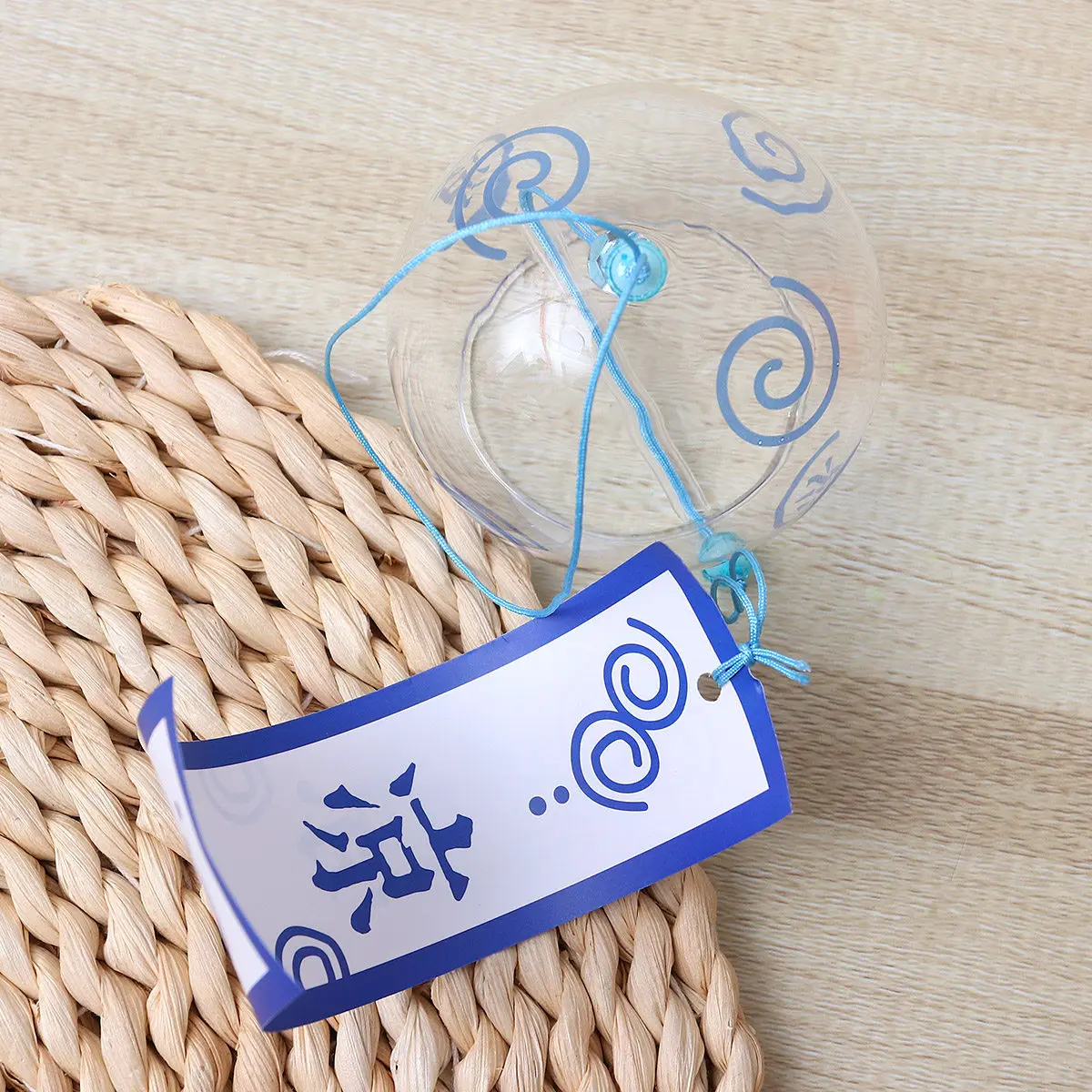 Japanese Style Premium Glass Hanging Wind Chimes Decorative Wind Bell Brightens Garden Pathway Balcony Room Relaxation