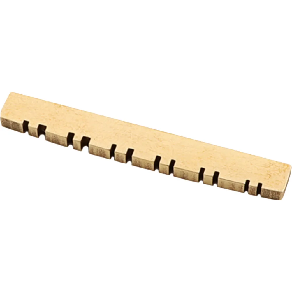 

Brass String Nut For 12-String Guitar Replacement Bridge Saddle Upgrade Tone Sustain Stringed Instrument Accessories