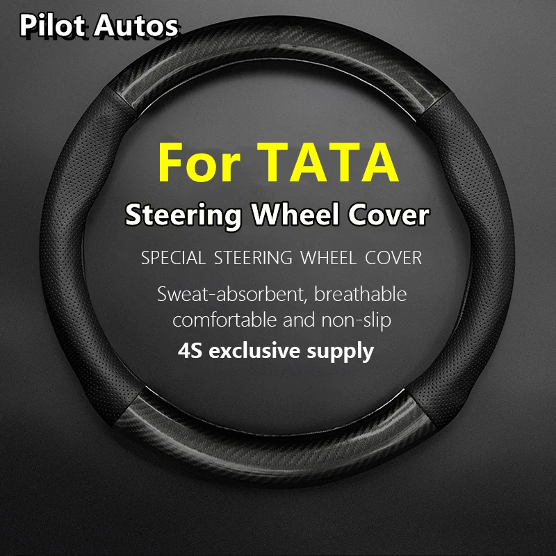 

No Smell Thin For TATA Steering Wheel Cover Fit Altroz Tiago Hexa Nexon Safari Cutvv Harrier Sierra EV Xenon Kite 5 Zica HBX