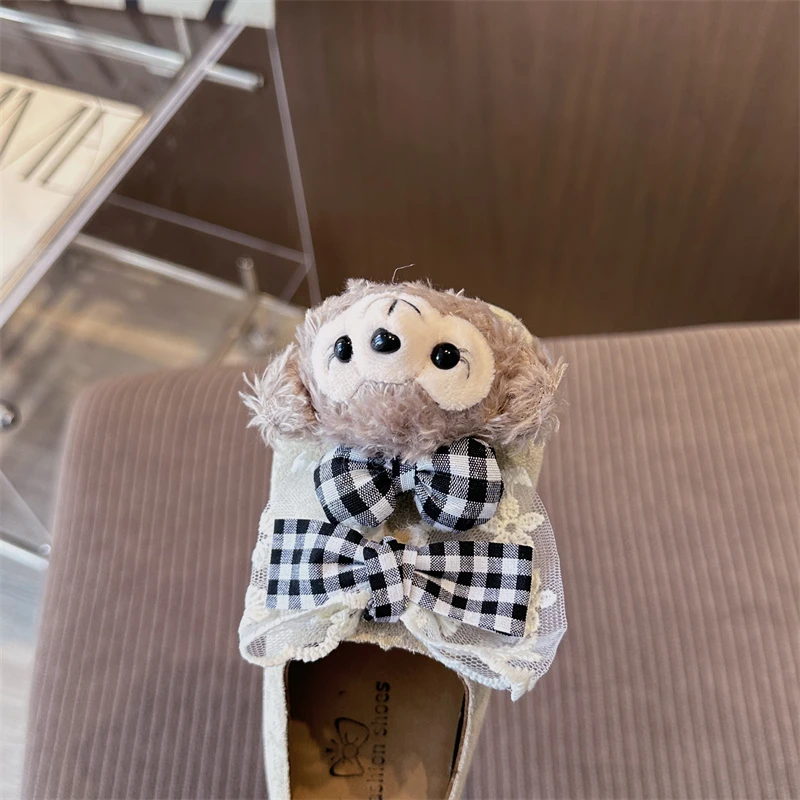 

Модные детские тапочки для девочек 2026 года, весенняя новинка, с толстой подошвой, нескользящие, персонализированные хлопковые тапочки для девочек, простые домашние тапочки для детей