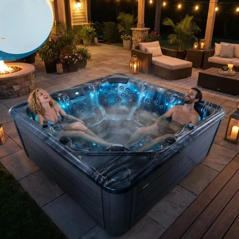 Spa Wellness Luxury - Niestandardowa zewnętrzna wanna z hydromasażem do