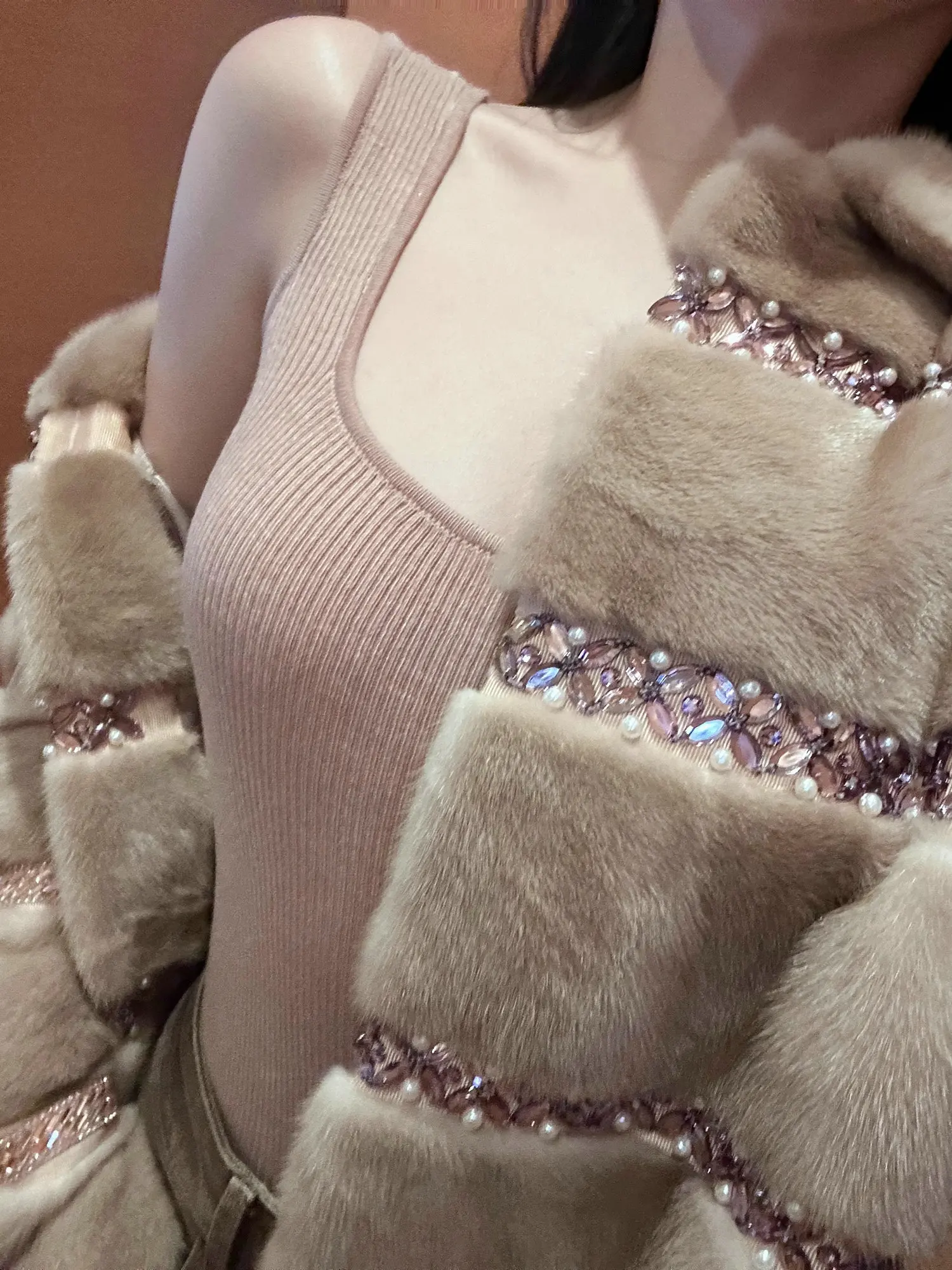 

Женская облегающая вязаная майка Woppei, четыре цвета, базовый слой, модный универсальный топ для осени и зимы, сексуальный, тонкий, стройнящий