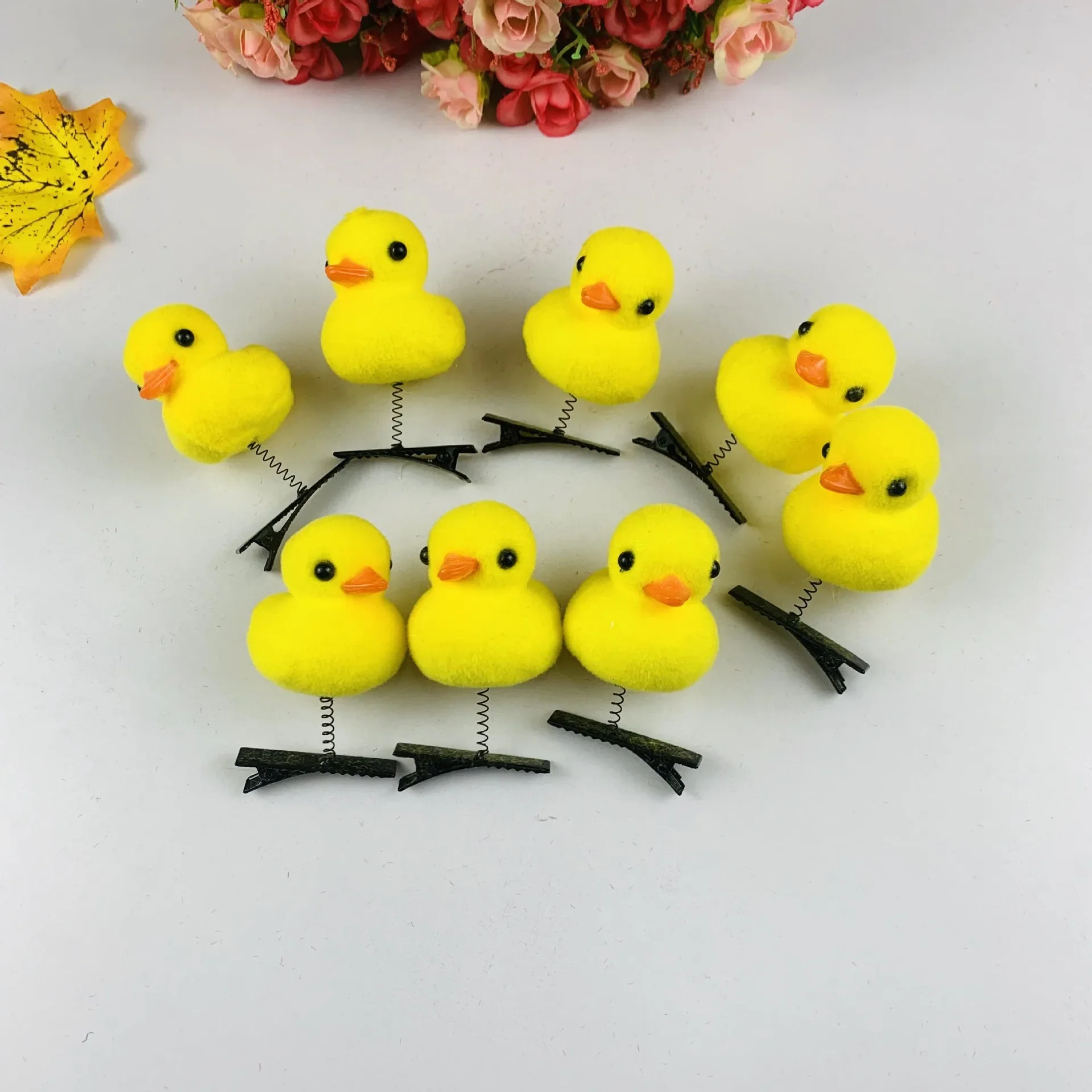 

Cute Playful Little Yellow Duck Hair Clip Japanese Korean Fashion Spring Hairpin Party Hair Accessories for Kids Women Headwear