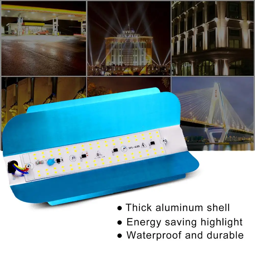 2PCS LED light 50W/100W 110/220V for indoor/outdoor/construction site/greenhouse area requiring lighting