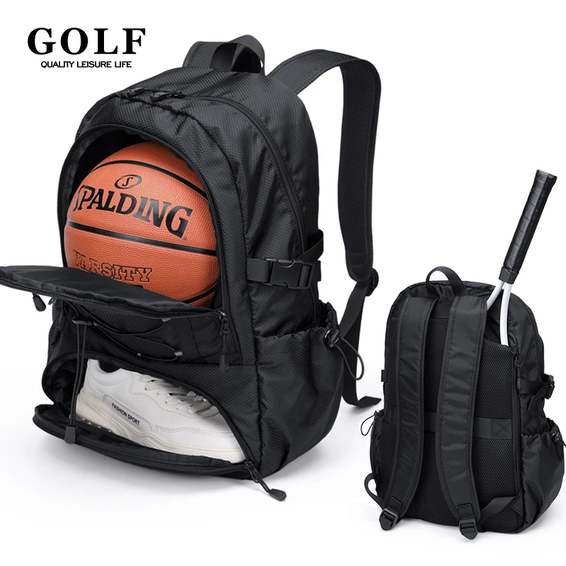 GOLF Sport Backpack Men 30l Trendy Gym Backpack Separate with Shoe Compartment Waterproof Fitness Bag Multi Function Outdoor New