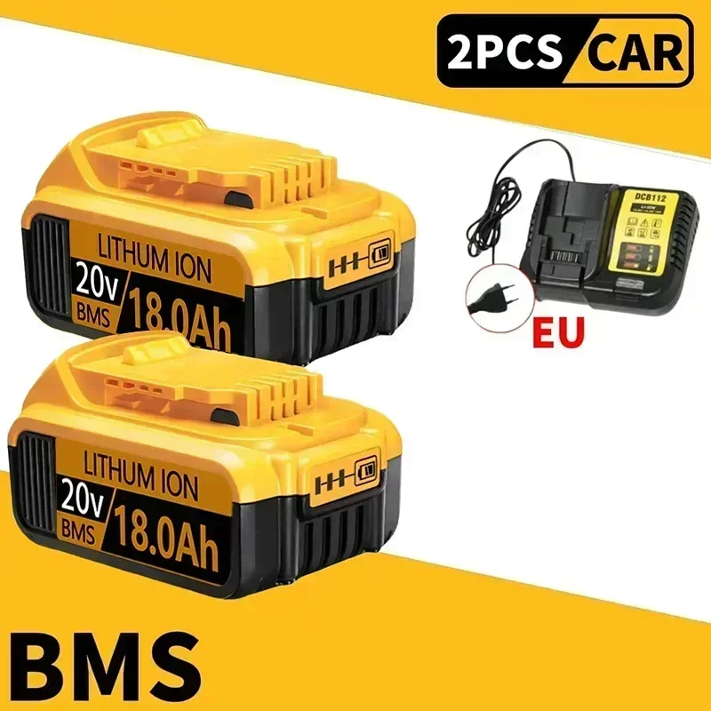 100% gloednieuw voor DEWALT 18.0AH DCB609 18V 20V Lithium-ion Batterij voor Dewalt DCB204 DCB205 DCB206 DCB609 DCB184 DCB200