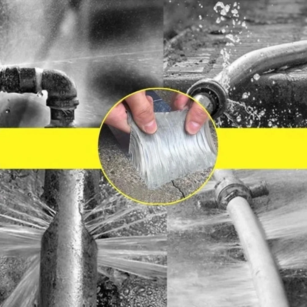 New Self Adhesive High Temperature Aluminum Foil Butyl Rubber Tape Resistance Waterproof For Roof Pipe Repair Stop Leak Sticker