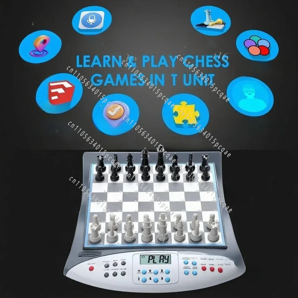Intelligent Chess Ergonomics Chess Practice Chess Voice Teaching Electronic Chessboard Chinese Version/English Version