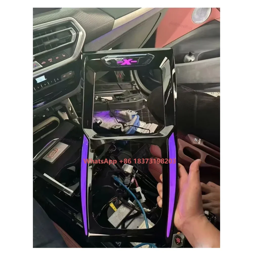 

Для BMW X3, X4, iX3 (G01, G02) 2022-2024: Новая декоративная светодиодная подсветка центральной консоли (11 цветов) для интерьера