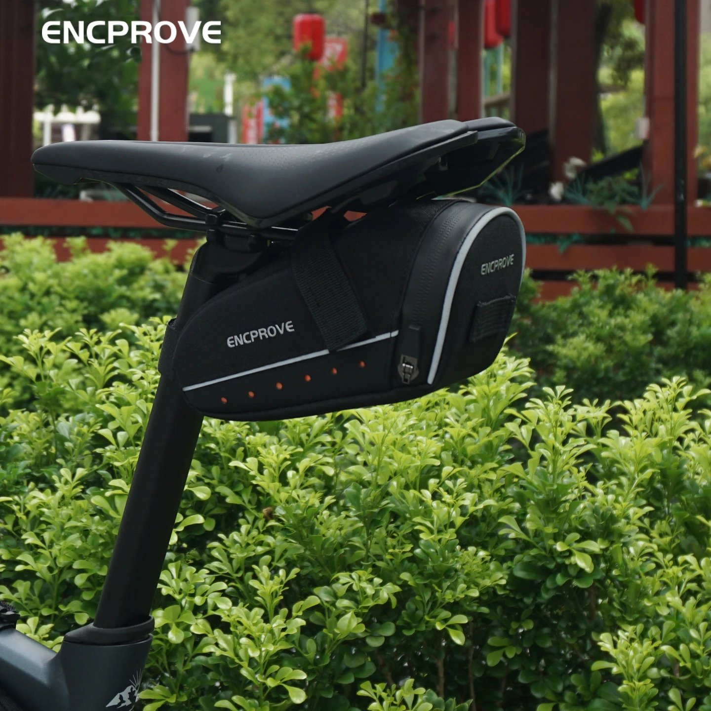 

ENCPROVE Small Bicycle Saddle Bag Road Bike Seat Pack Gravel Mountain Bike Tail Bag Cycling Rear Seat Bag Cycling Equipment