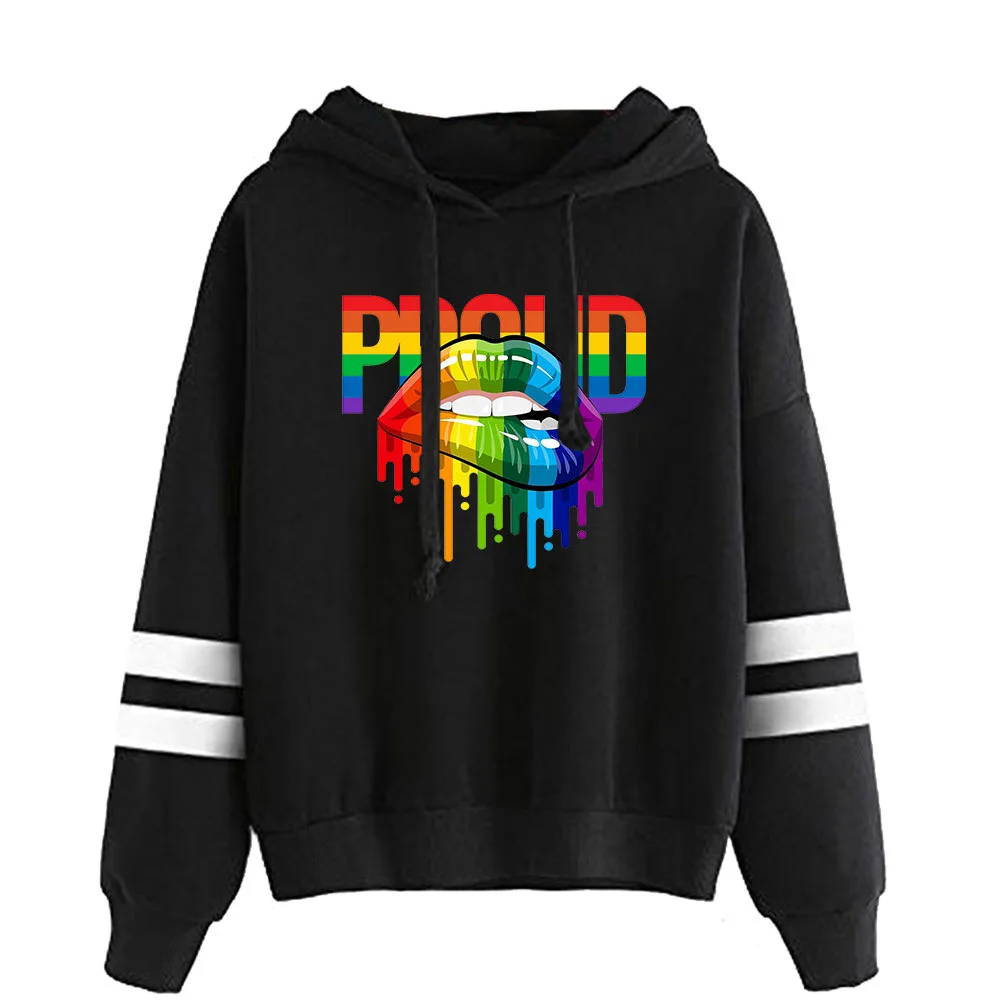 

Fashion Pride LGBT Clothes Gay Love Lesbian Rainbow Flag Design Hoodies Sweatshirt Women/Men High Quality Streetwear Hoodie