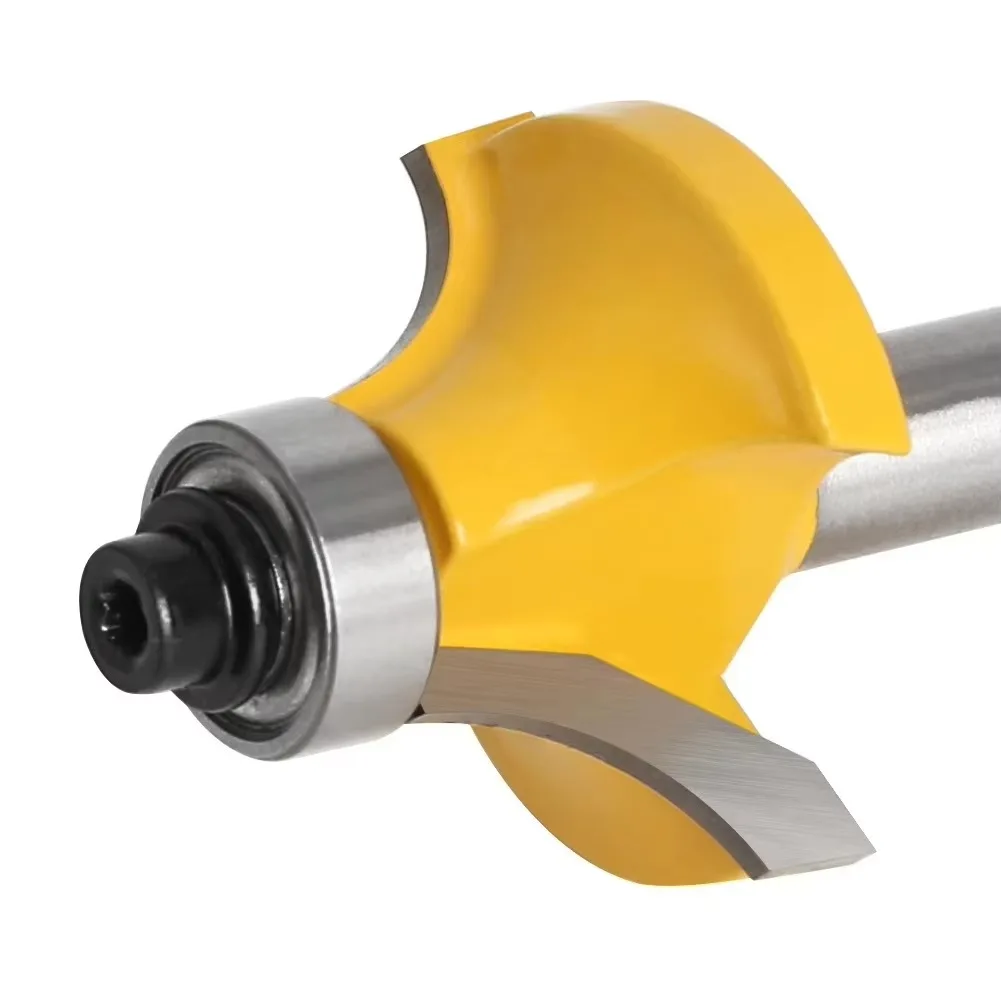 1PC 8MM Shank Milling Cutter Wood Carving Corner Round Over Router Bit with Bearing Milling Cutter Wood Tool  Carbide