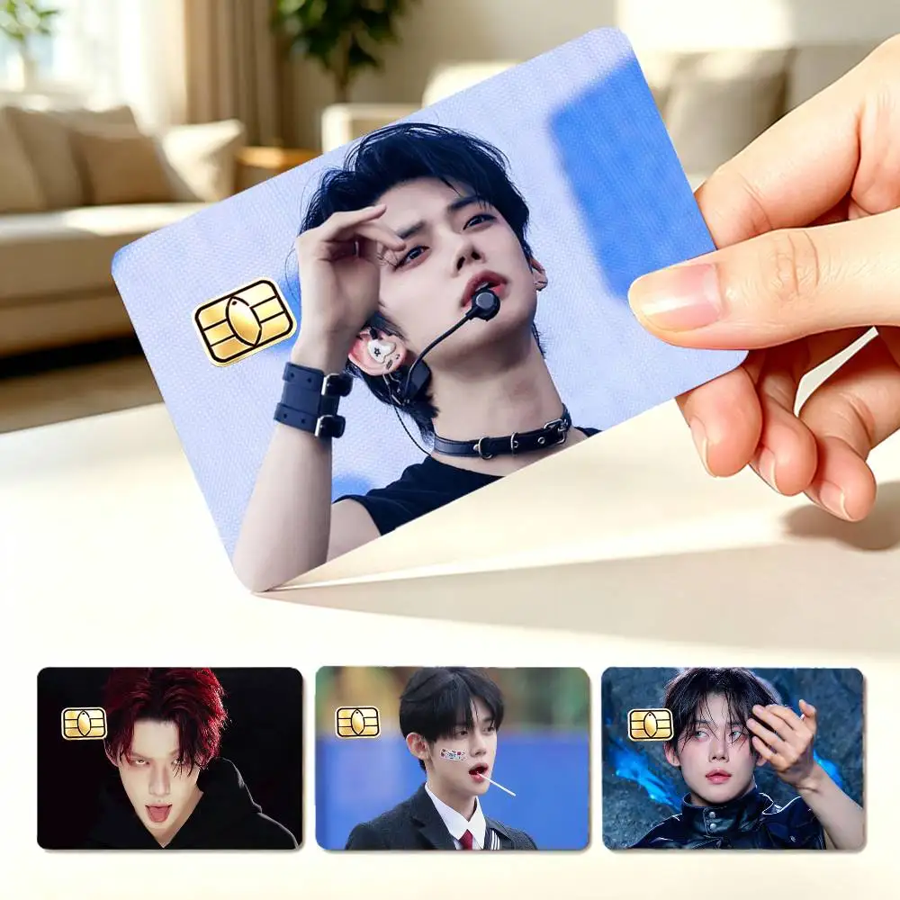 Fashion King Y-YEONJUN  4pcs 1Set Card Stickers Small Waterproof Chip 4PCS Card Sticker Anti-Scratch