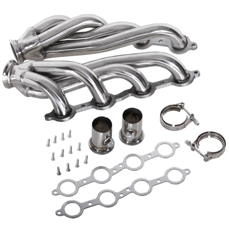 Car modification parts for Chevrolet C10LS1LS2LS3LS6 stainless steel exhaust manifold plantain set