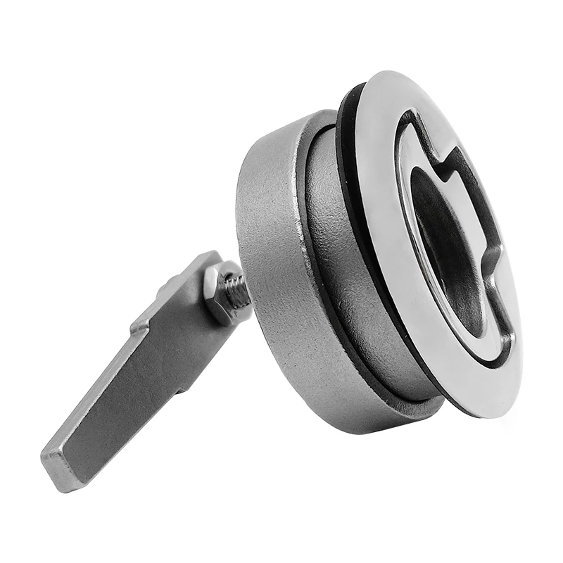 Marine Hardware Stainless Steel Turning Lock Flush Pull Lift Handle Locker Hatch Latch