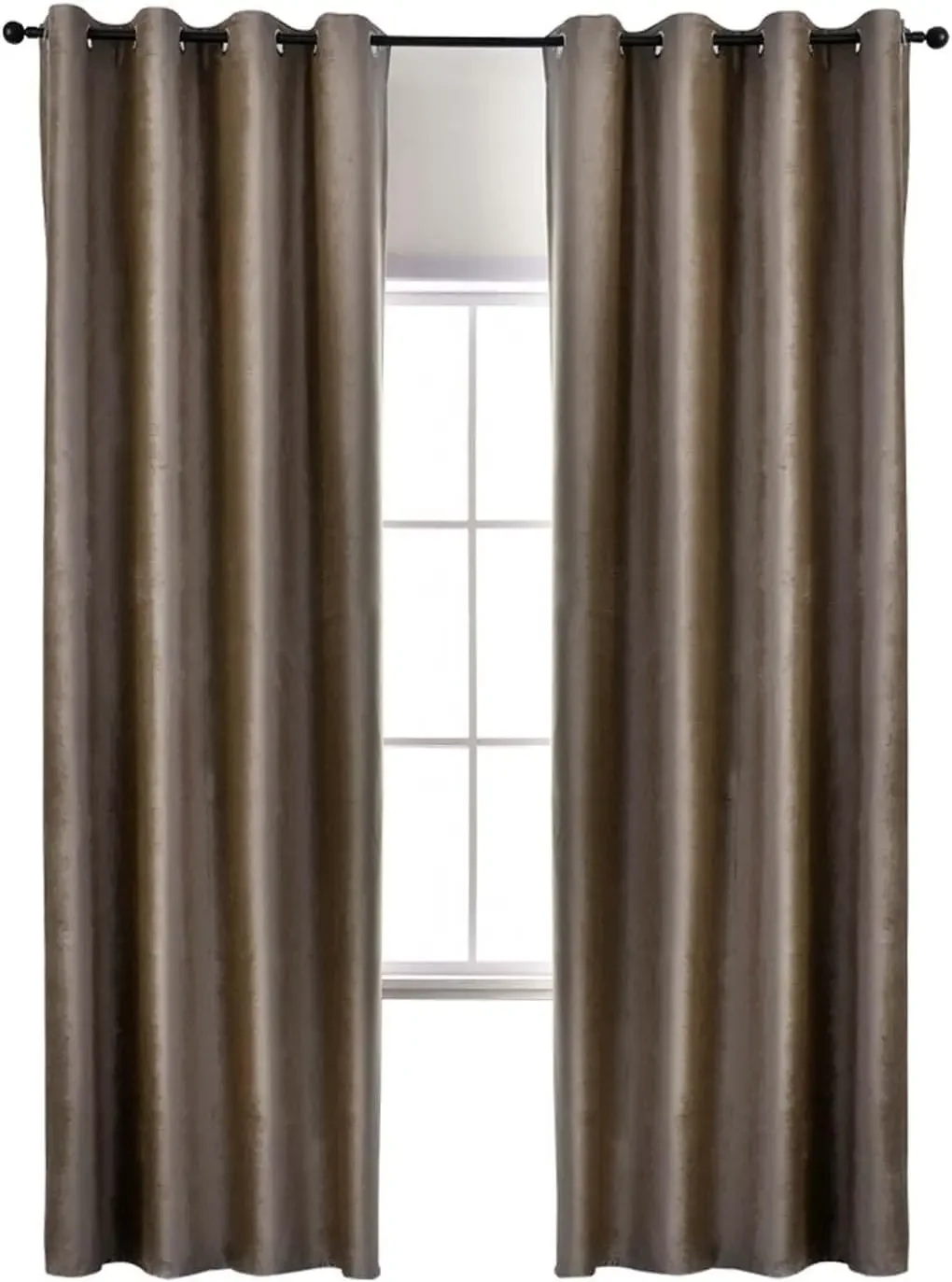 

Curtains for Living Room Blackout, Short Blackout Curtains & Drapes, Thermal Insulated with Grommet Noise Reduction Window Drape