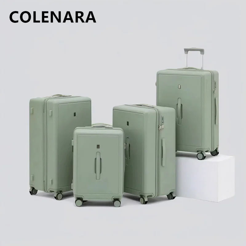 

Чемодан COLENARA на колесах ABS + ПК, посадочный ящик, чемодан на колесиках большой вместимости, мужской ящик для пароля, 20 "24" 26" 28 дюймов, чемодан для салона
