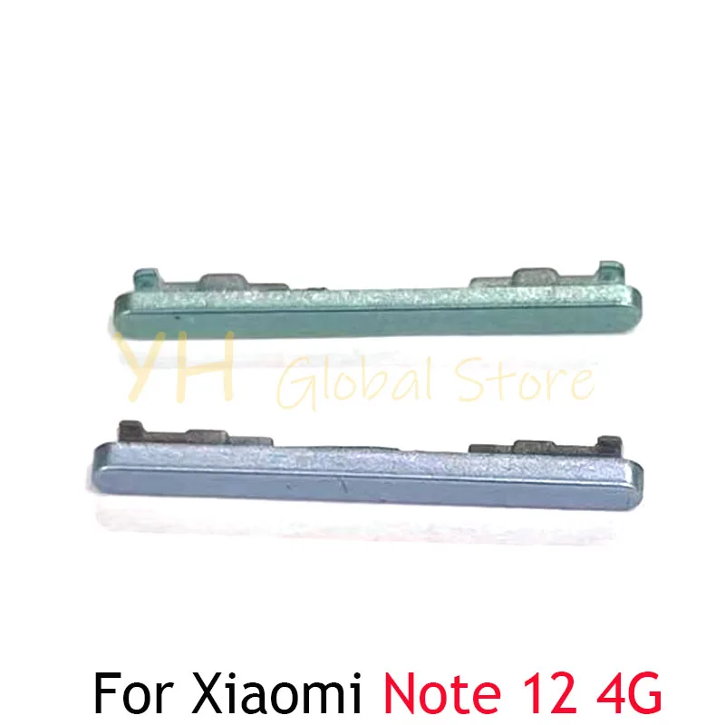 

20PCS For Xiaomi Redmi Note 12 Pro Plus Turbo 4G 5G Power Button ON OFF Volume Up Down Side Button Key Repair Parts