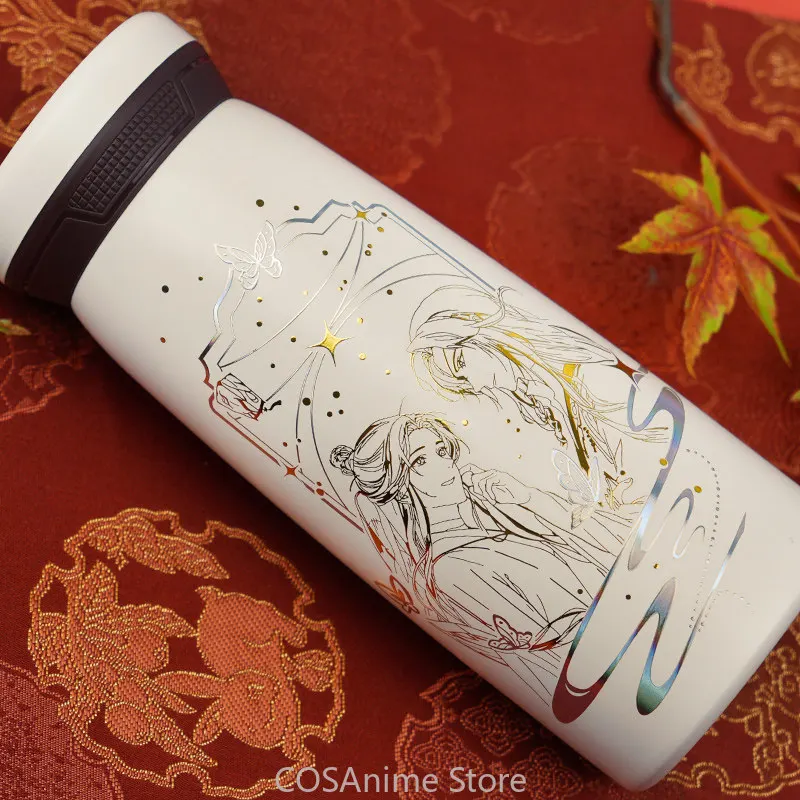 

Tian Guan Ci Fu TGCF Hua Cheng Xie Lian Fashion Stainless Steel Vacuum Cup Thermos Cup Peripheral Anime Water Bottle Gift