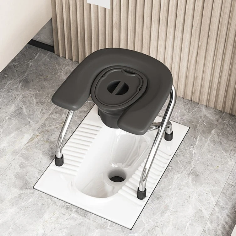 

Folding Sitting Stool Chair Pregnant Portable Stainless Steel Mobile Toilet Chairs Multifunction Home Furniture Removable