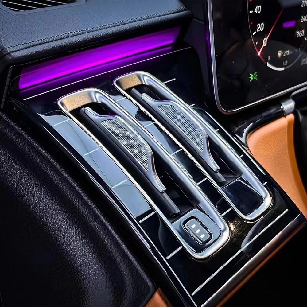Piano Interior Panel 6-Piece Set  S-Class For benz W223 Direct Fit Easy Installation ABS Material Anti-Scratch Luxury Upgrade