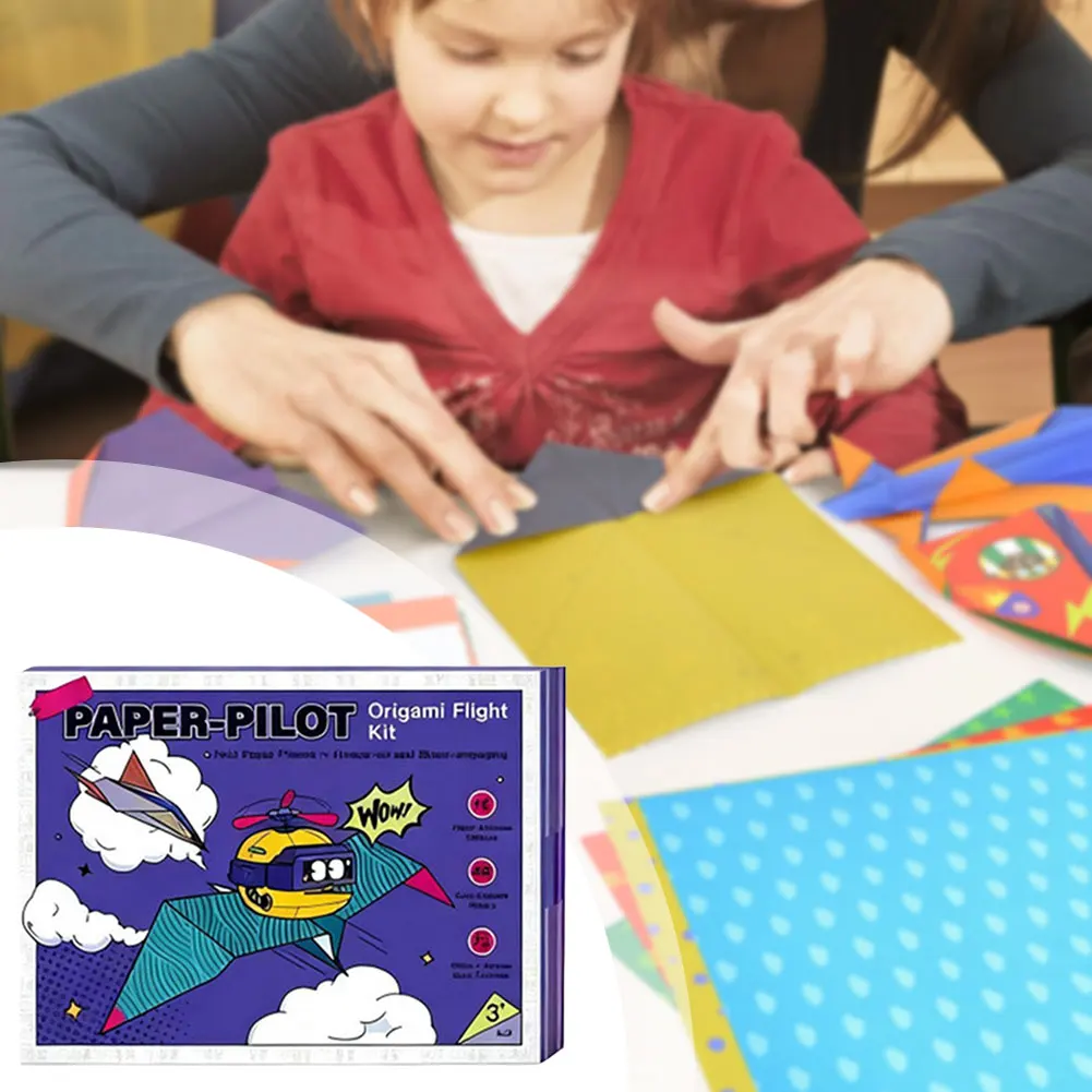 Kit de atividades de aviões de papel DIY libere habilidades práticas de criatividade para presente de Natal