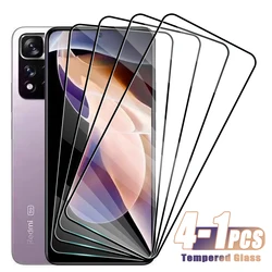 4-1Pcs Tempered Glass For Xiaomi Redmi Note 11 12 13 Pro Plus 4G 11T 11E 11S 5G 12T 13R Screen Protector for Redmi Note 12 Turbo