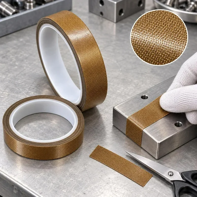 10/30m 0.13mm PTFE High Temperature Resistance Tapes 10/15/20mm Adhesive Electrical Insulation Tape for Vacuum Sealer Machine